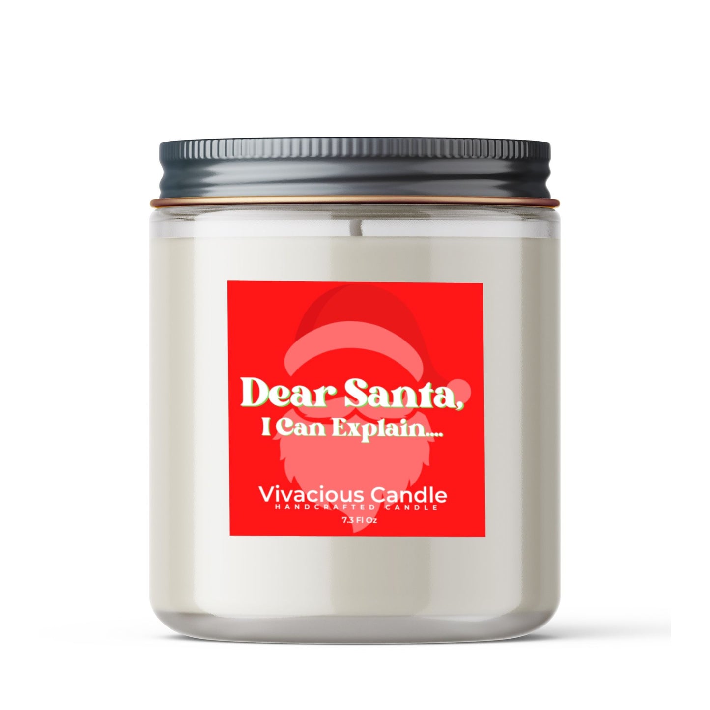 Dear Santa, I Can Explain Candle