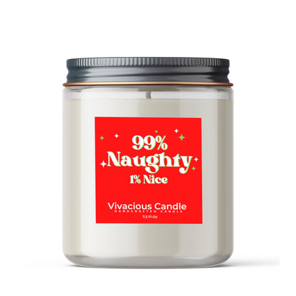 99% Naughty, 1% Nice Candle